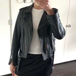 All Saints Balfern Leather Jacket